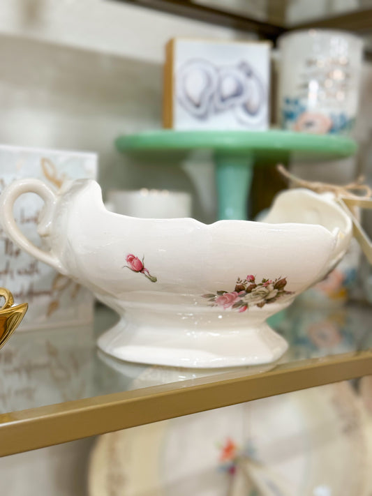 Moss Rose Heritage Handled Vase