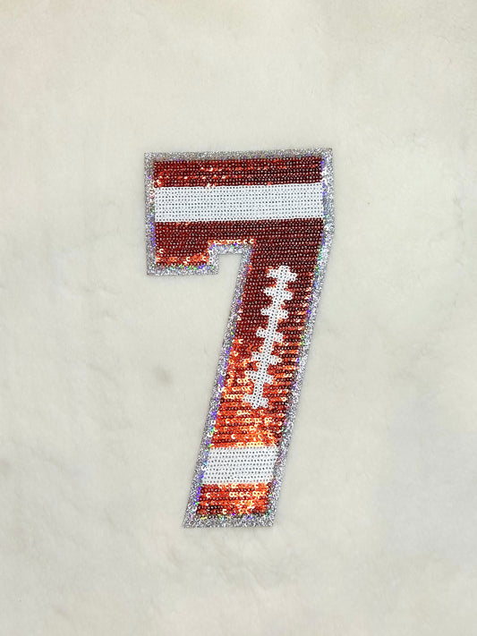 Patch- Football Number 7