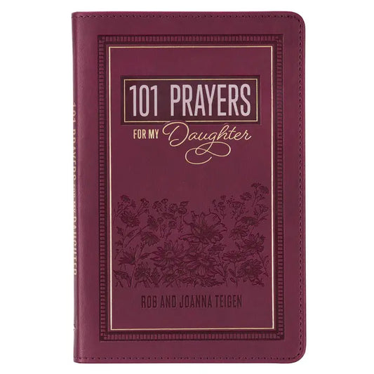 101 Prayers Dor My Daughter Faux Leather