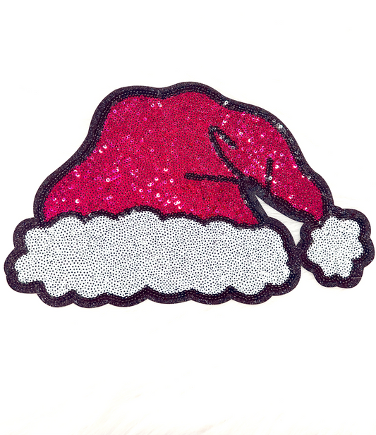 Patch- Pink Santa Hat