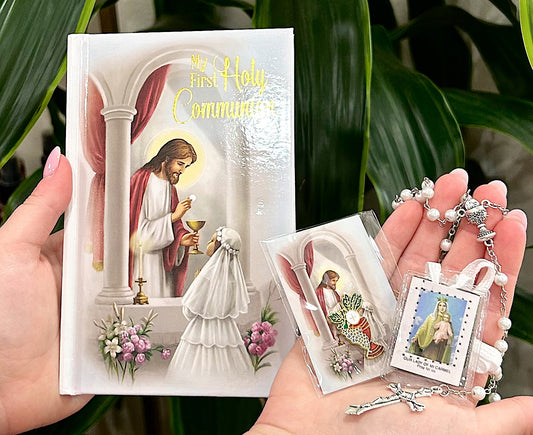 My First Communion Wallet Set For Girls
