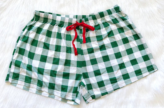 Holiday Gingham Shorts