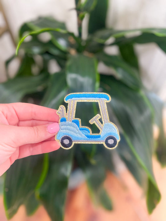 Patch- Blue Golf Cart