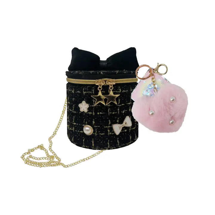 Tiny Mini Fashion Bag with Keychain, Good Day