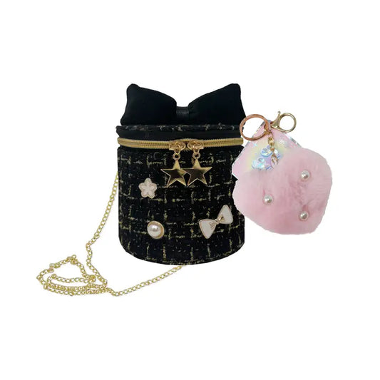 Tiny Mini Fashion Bag with Keychain, Good Day