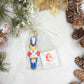 Blue Drummer Nutcracker Clay Ornament