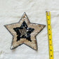 Patch- Gold and Black Sequin Star
