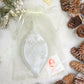 Snow-Kissed Holly Glass Ornament
