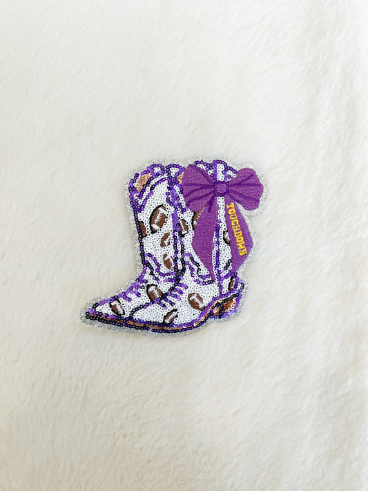 Patch- Mini LSU Football Boots