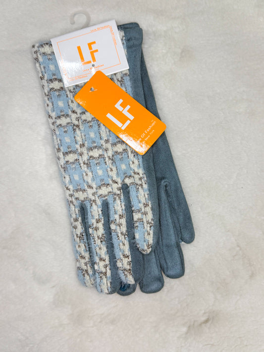 Love of Fashion Winter Gloves- Blue