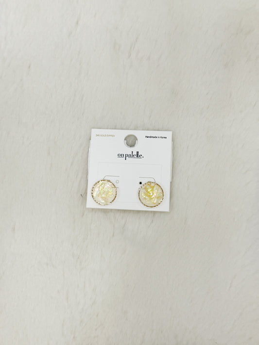 Yellow Sunshine Statement Stud Earrings
