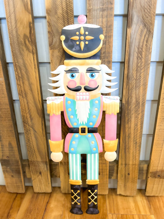 Nutcracker Sign Blue and Pink