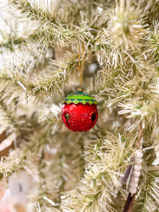 Polar Express Bell Ornament- Red