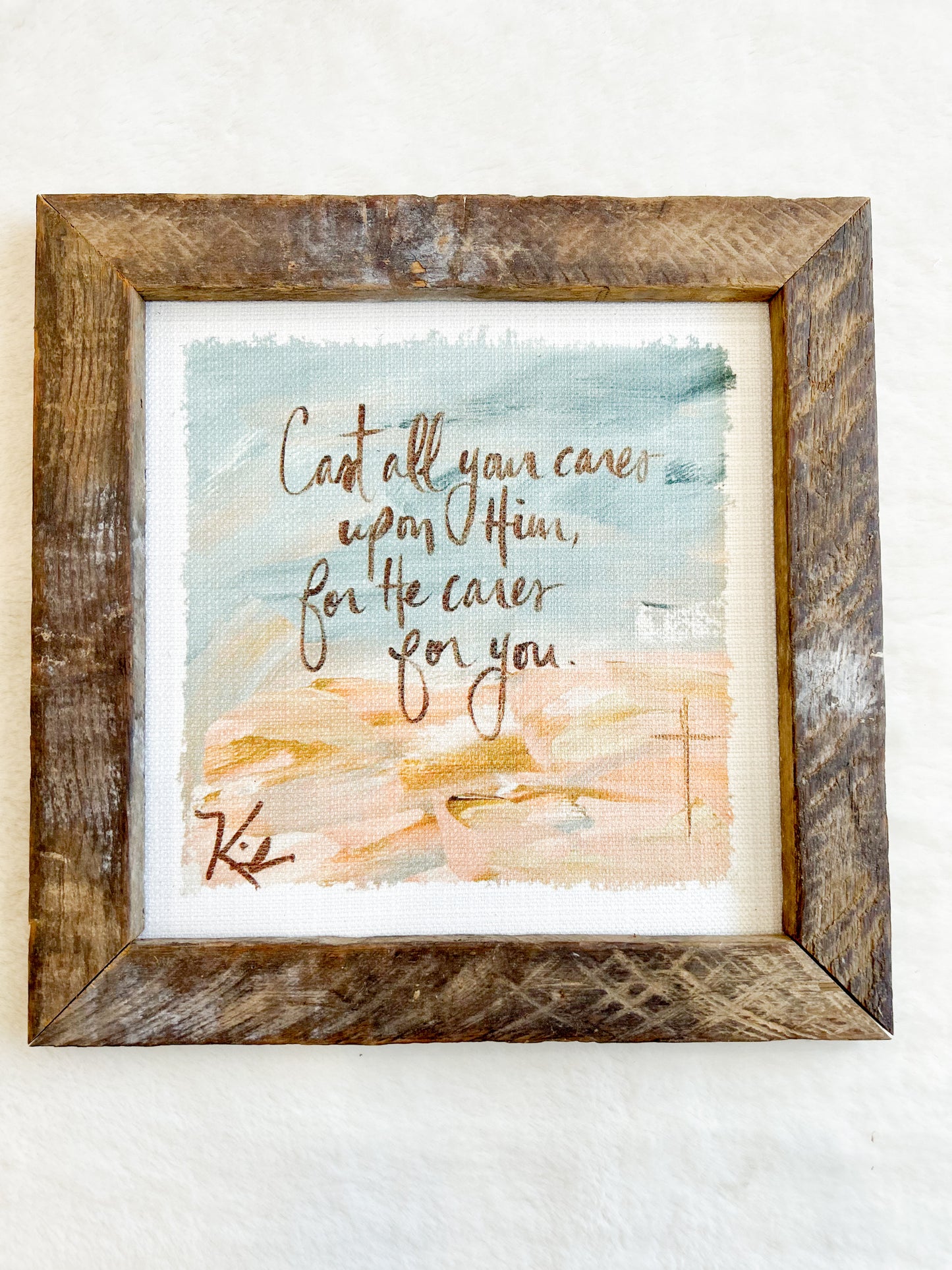 GA Cast All Framed 12x12 Art