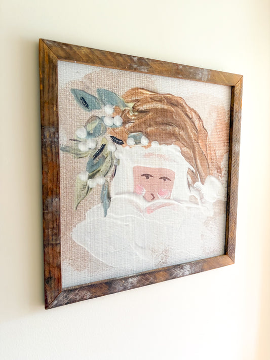GA Gold Santa 24x24 Art