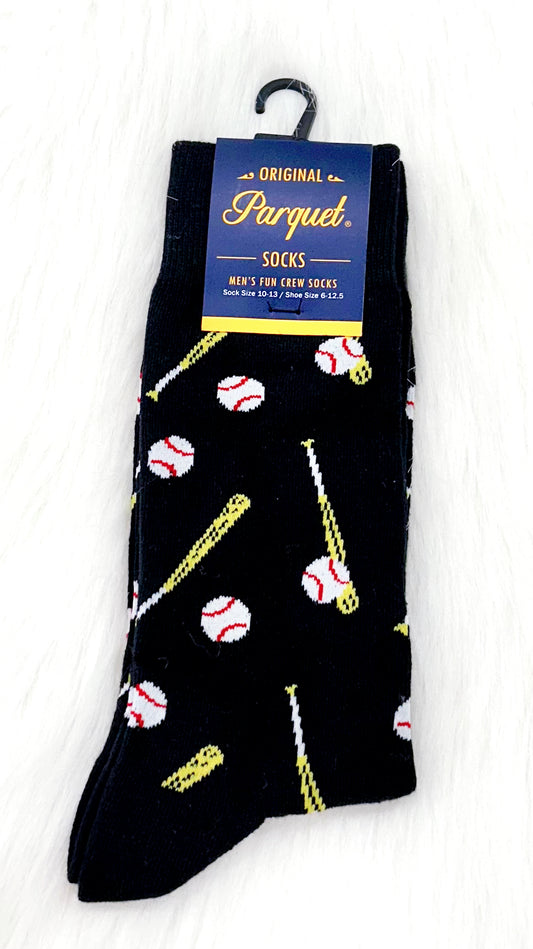 Men's Baseball Novelty Socks