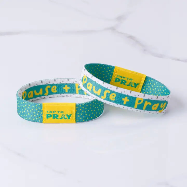 MEDIUM Tap To Pray™ - Kingfolk Series Wristband - Pause + Pray