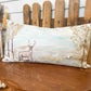Ga Deer in Field Lumber Pillow