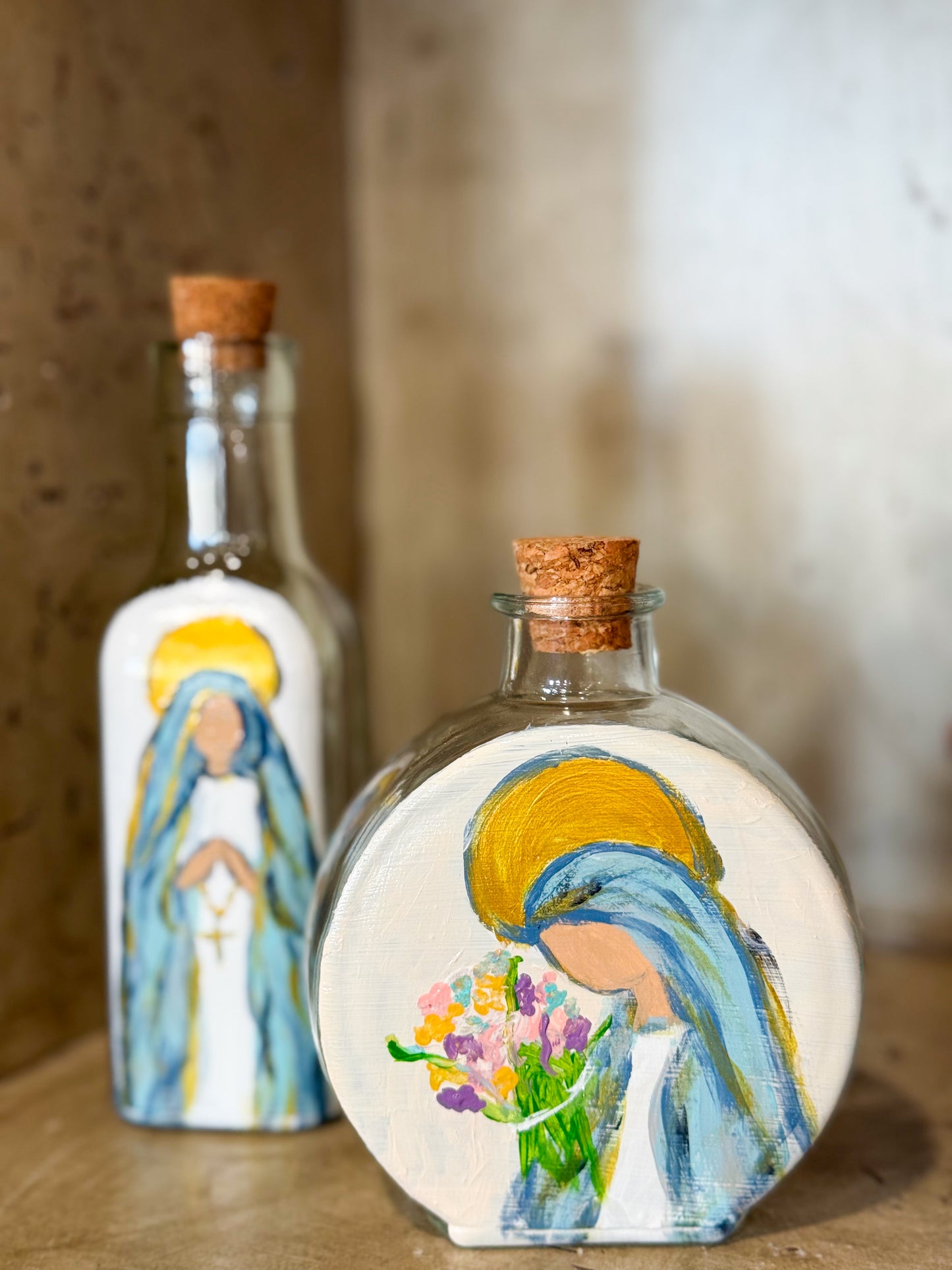 Our Lady of Hope Holy Water Container