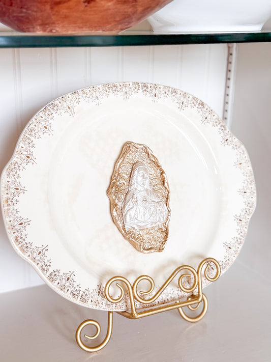 Sacred Savior Vintage Plate