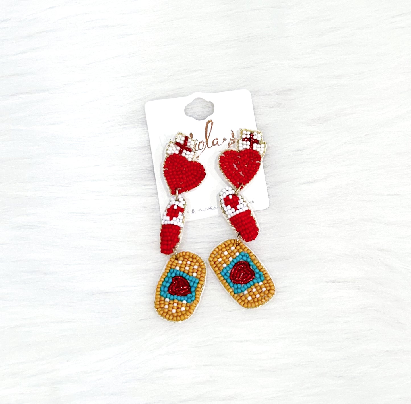 Nurse/Medical Beaded Earrings