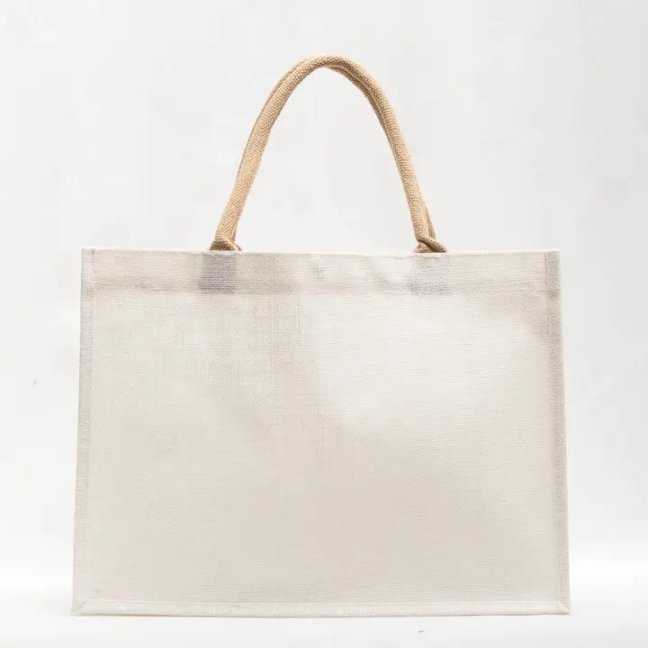 Easy Tiger Jute Pocket Tote-Gold