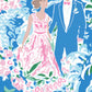 Beau Bottle Preppy Bride and Groom- La Marica Edition