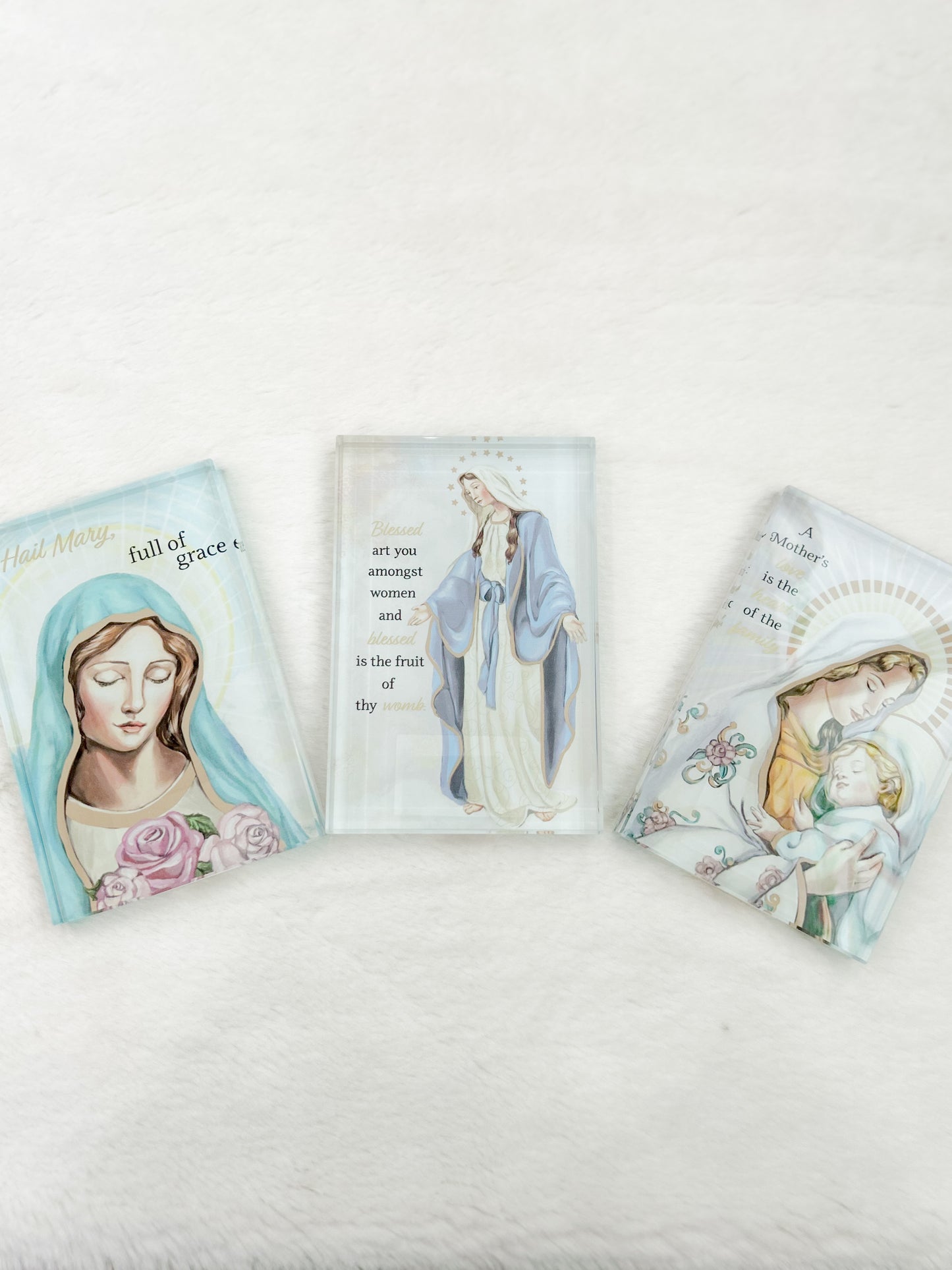 A Mother's Love Mary Desk Plaque- Ganz