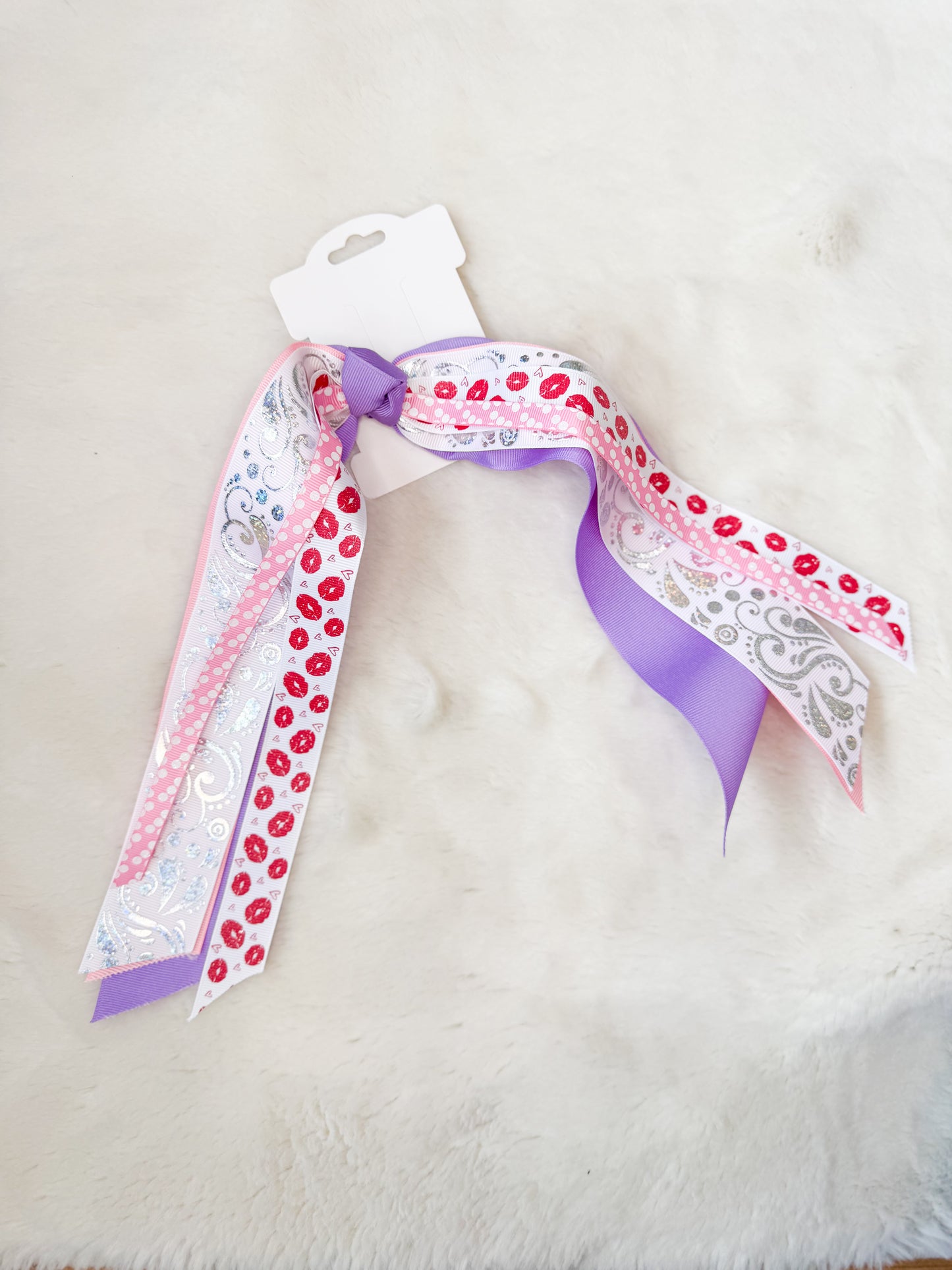 Valentine Streamer- Purple/Pink