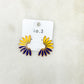 #1 Fan Football Stud Earrings