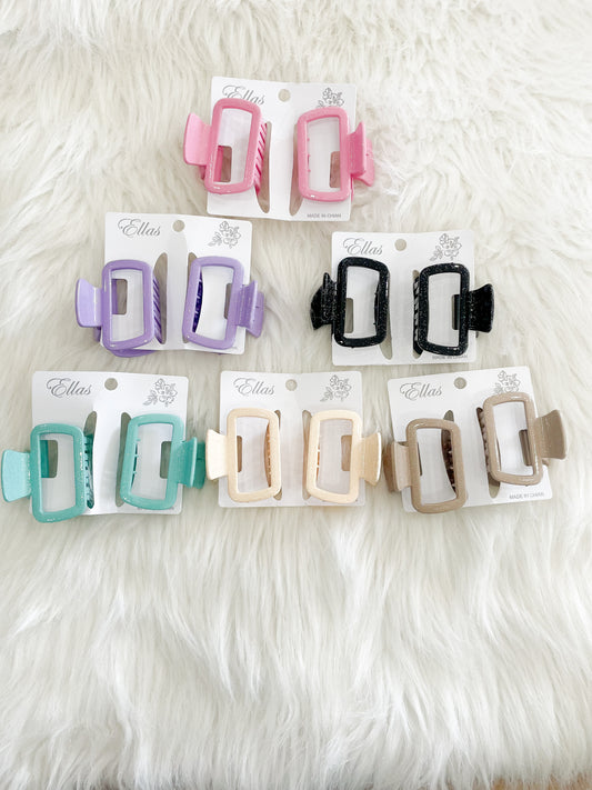 Glitter Hair Clips