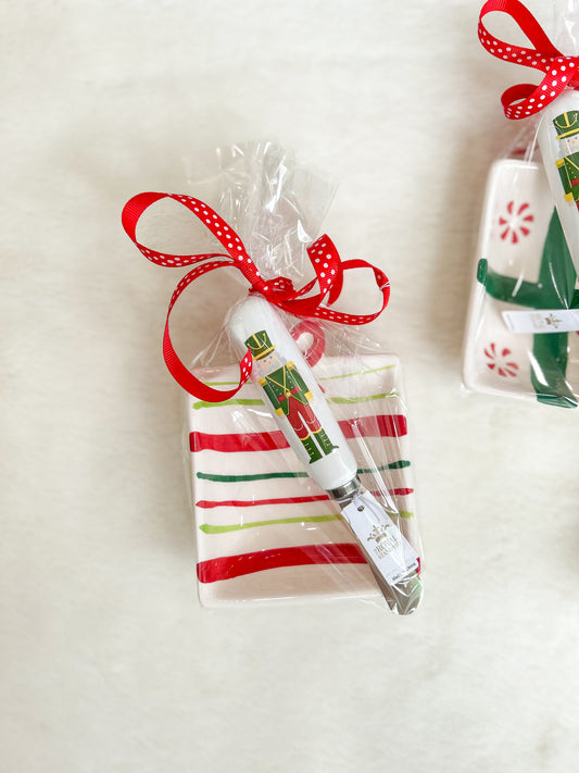 Nutcracker Dip and Spreader Gift Set-Option 1