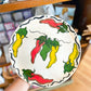 Painted Chili Pepper Plate