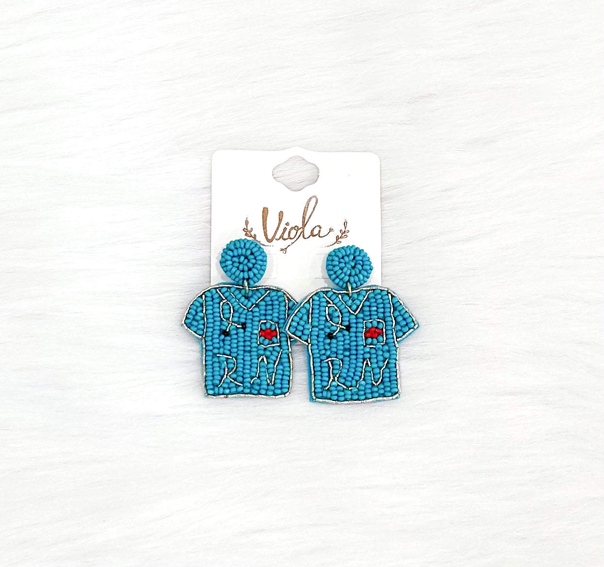 Nurse/Medical Beaded Earrings