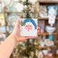 4x4 Jolly Aqua Santa Coaster