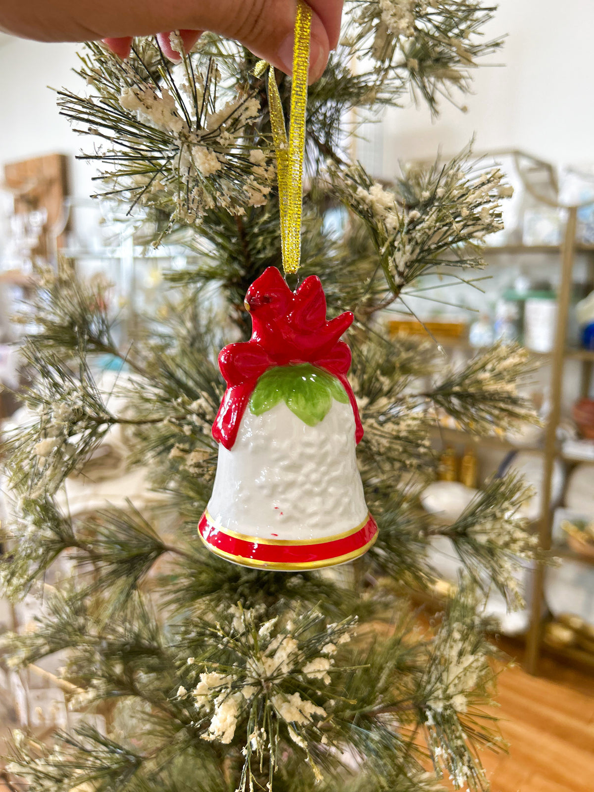Jingle Bell Ornament Red/Green