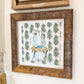 Christmas Tree Nativity Framed Art 12x12