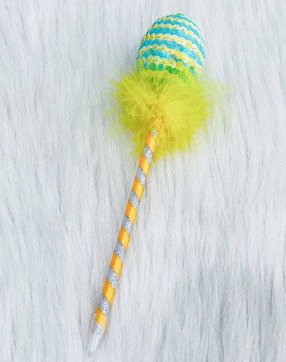 Sequin Multi Color Easter Egg Pens