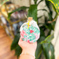 Floral Garden Holy Water Container