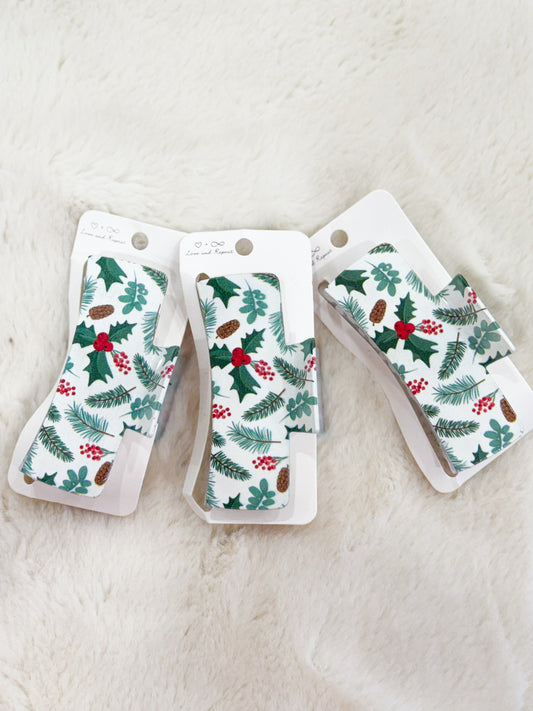 Christmas Hair Clip- Mistletoe