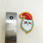 Patch-Mini Santa Face with Blue Beard Outline