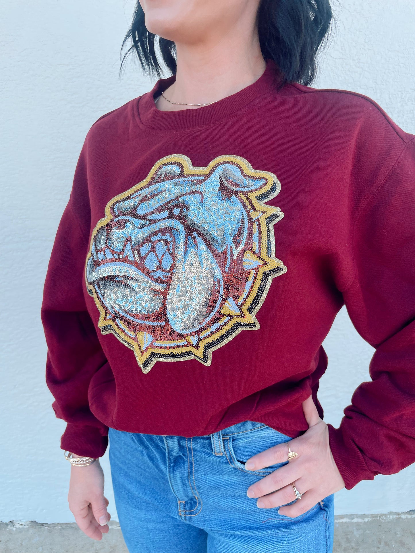 Sparkle Bulldog Sweatshirt