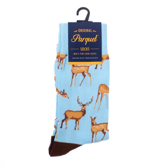 Men's Deer Family Novelty Socks