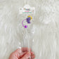 Dino Glass Straw With Color