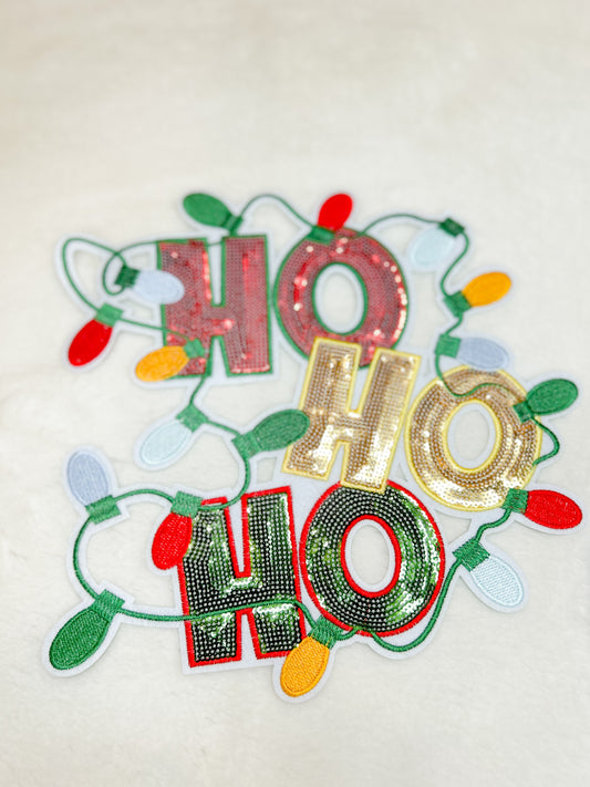 Patch-HoHoHo With Lights