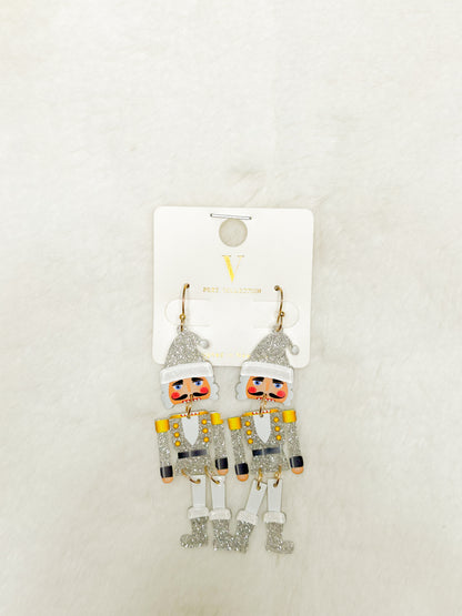 Top Seller Dangle Nutcracker Christmas Earrings