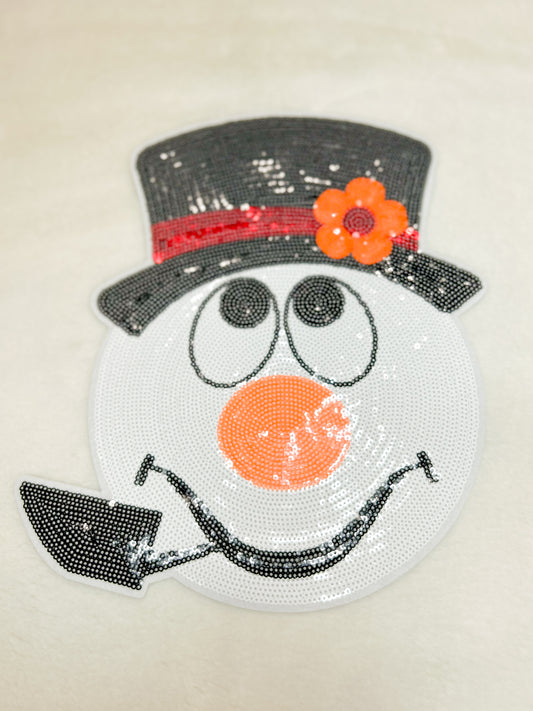 Patch-Sequin Frosty the Snowman