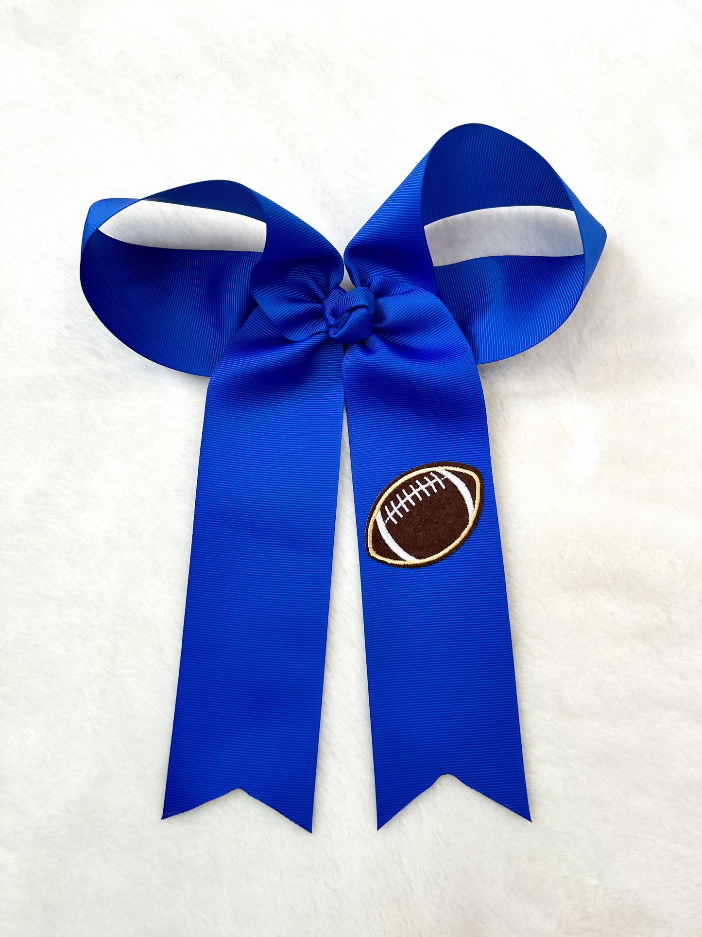 Maria Hanging Bow with Football Patch