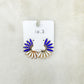 #1 Fan Football Stud Earrings