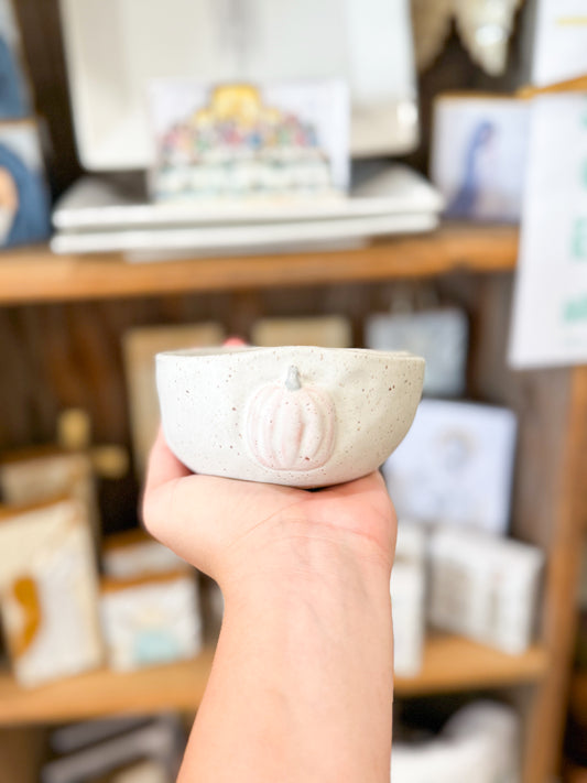 7oz Ivory with Orange Pumpkin Candle Fall Festival
